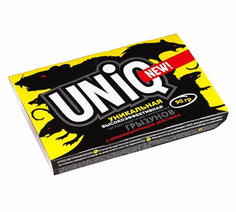 Система от грызунов mini UNIQ (гель+гранулы) 90гр
