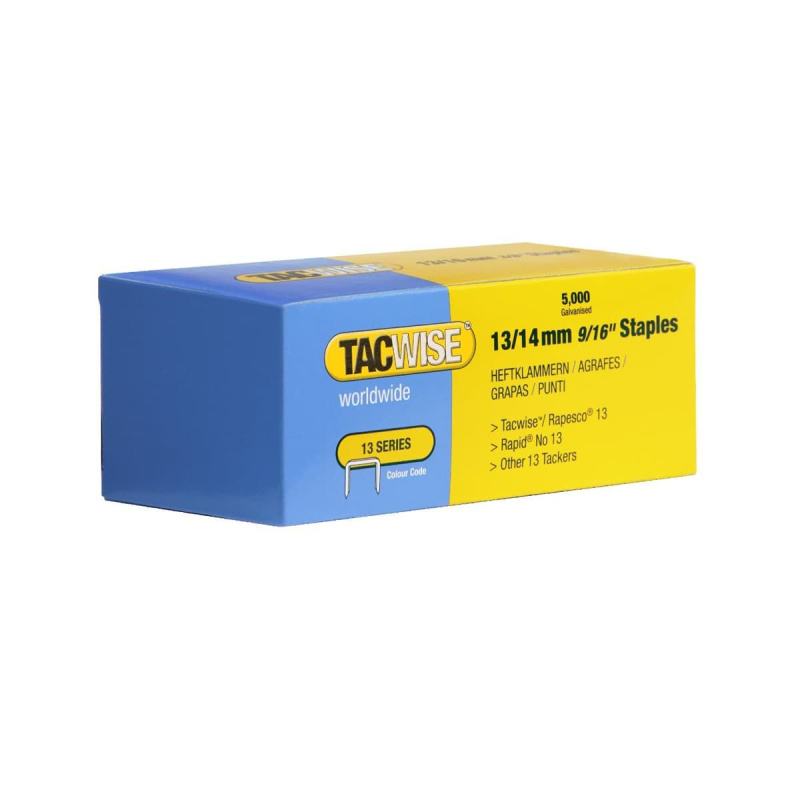 Скобы в картонном боксе 13 14mm 5000шт TACWISE
