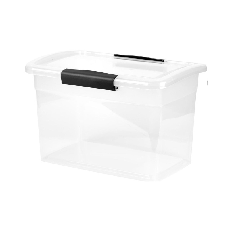 Ящик для хранения с защелками Keeplex 11л 350х235х223мм прозрачный