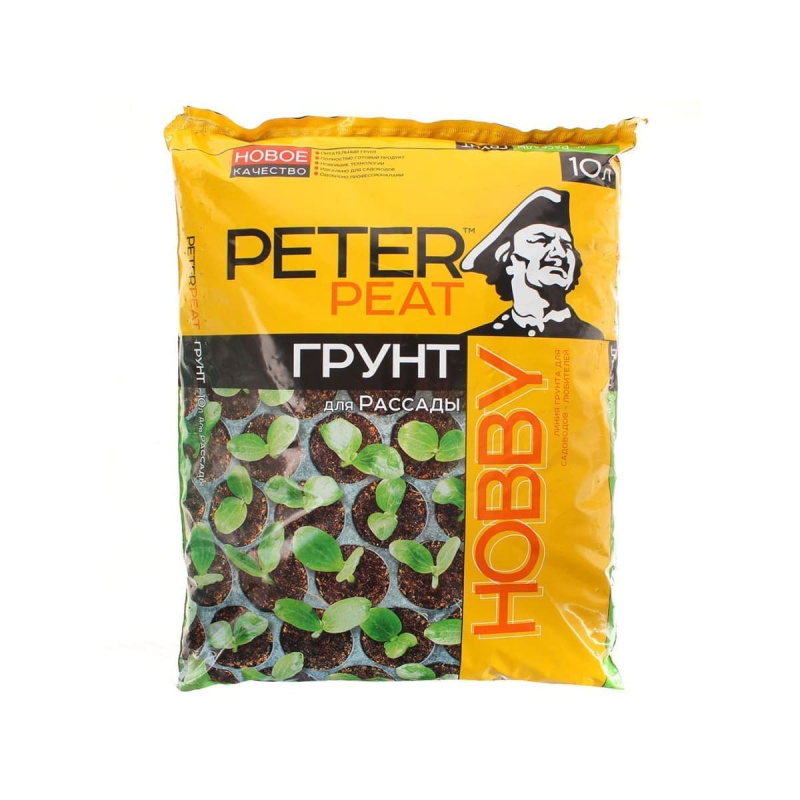 Грунт PETER PEAT Для Рассады линия Хобби 5 л