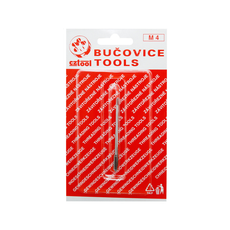 Метчик по нержавейке  М4 шаг 0,7мм BUCOVICE