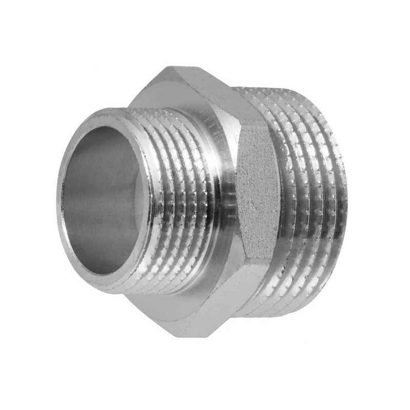 Ниппель - переходник (бочонок) 1" х 3/4" н/н MPF, MP-У