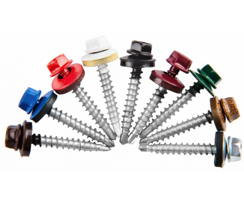Саморез кровельный со сверлом Wkret-met цветной RAL