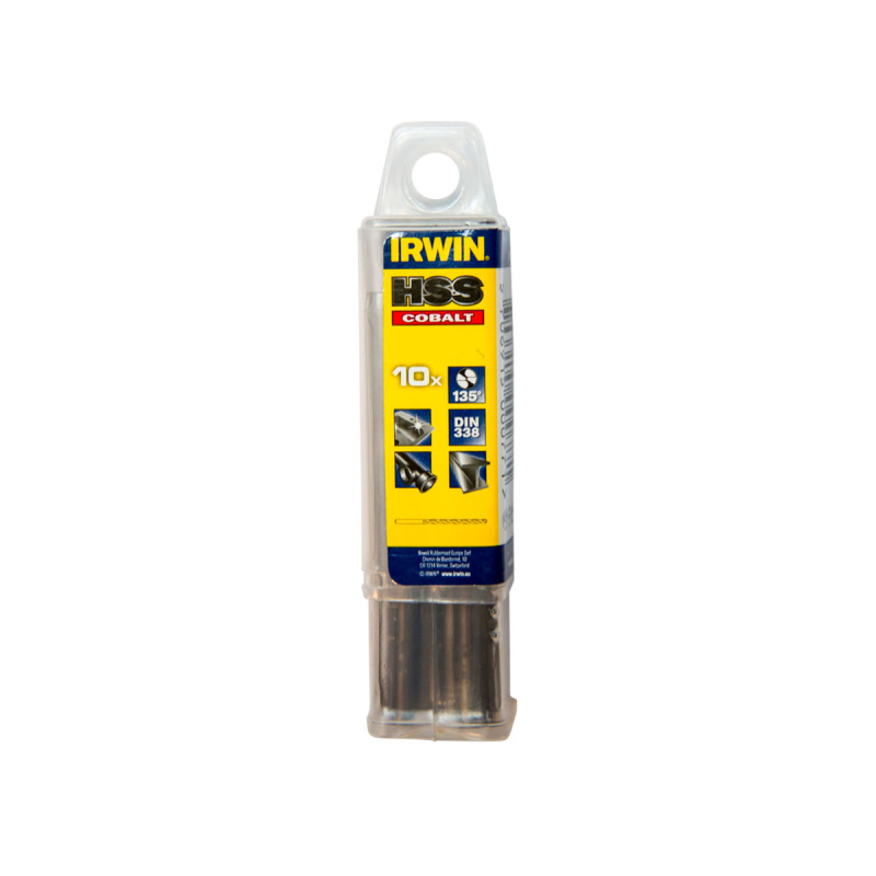 Cверло по металлу IRWIN HSS COBALT, 10шт