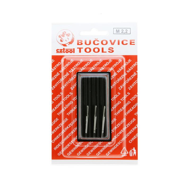 Метчик М 2,2 ( набор  из 3 шт.) BUCOVICE