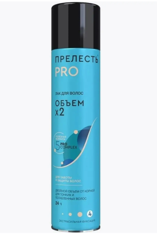 Лак для волос PRELEST Professional Объем 300см3