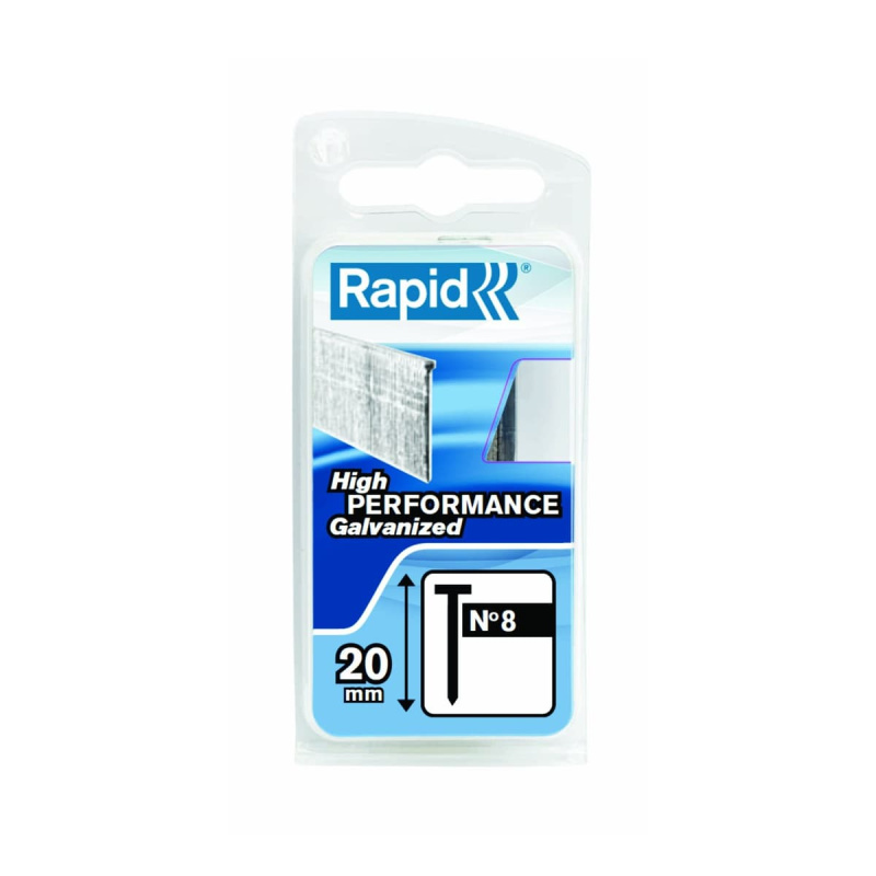 Гвозди RAPID 300 8 20 750 шт. пласт.блистер