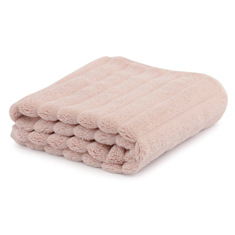 Полотенце для рук TKANO ESSENTIAL WAVES 50х90см 100% хлопок пыльно-розовый