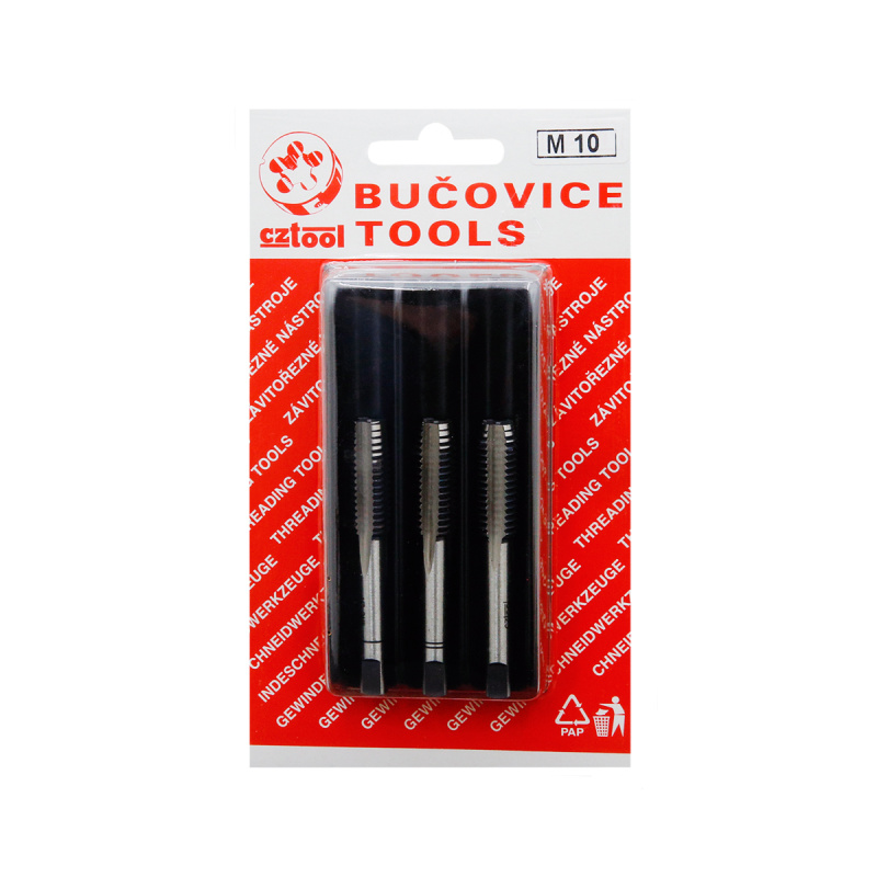 Метчик М10 шаг ( набор  из 3 шт.) BUCOVICE