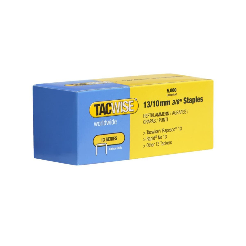 Скобы в картонном боксе 13 10mm 5000шт TACWISE
