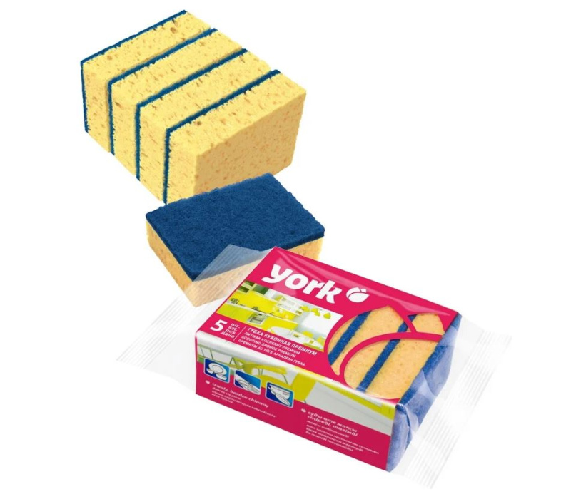 Губки для посуды YORK 10шт.