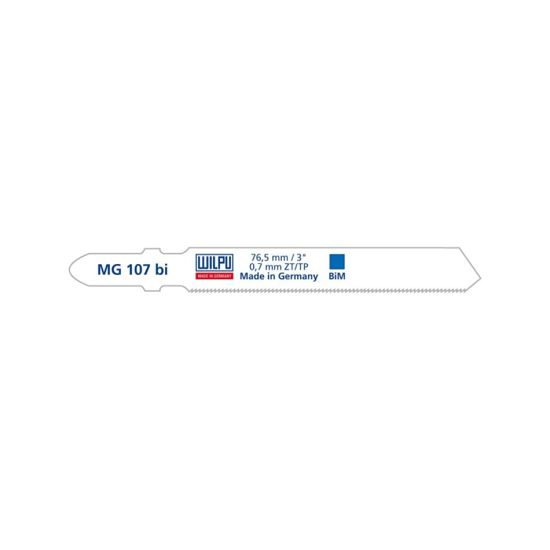 Пилки WILPU по мет MG 107 bi тип T118GFS (5шт)