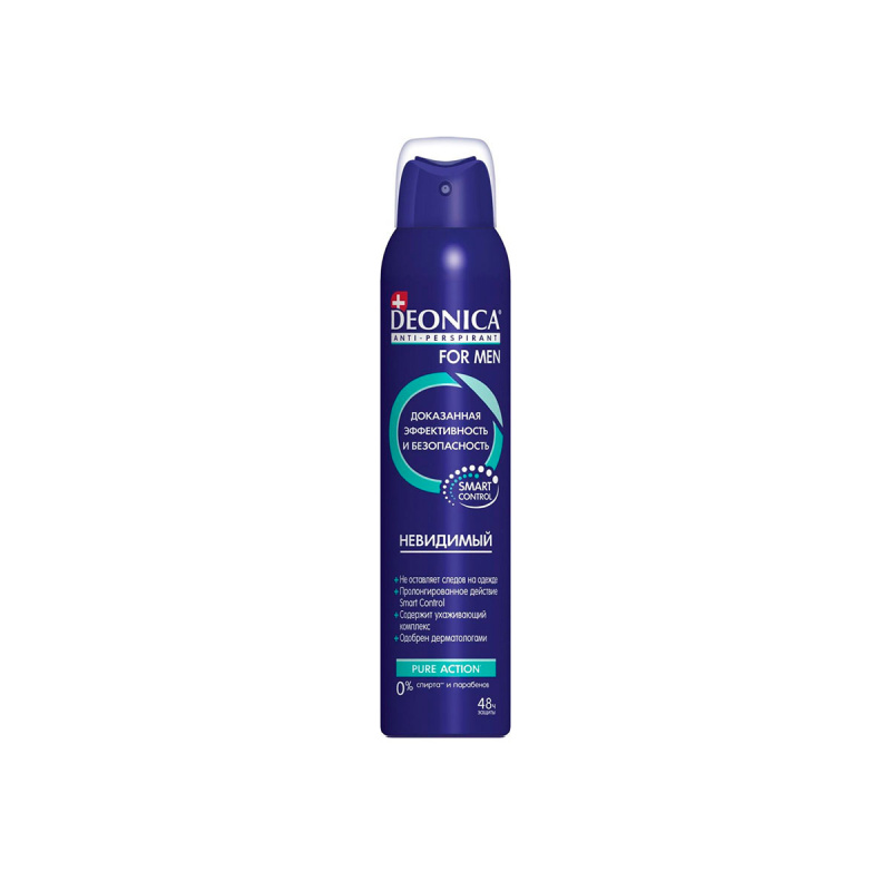 Антиперспирант DEONICA FOR MEN невидимый 200 мл