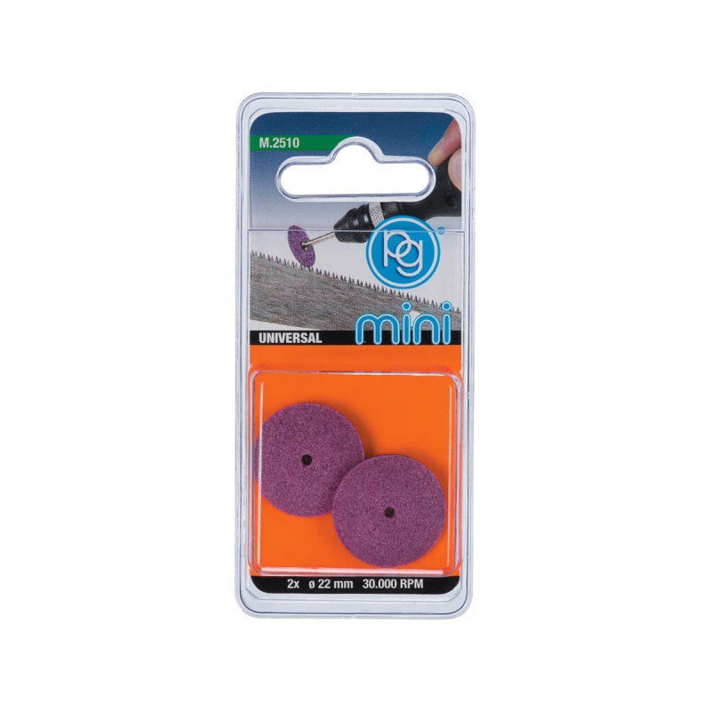 Круг точильный PG mini D22мм дл.пил (2шт),фиолет. блистер