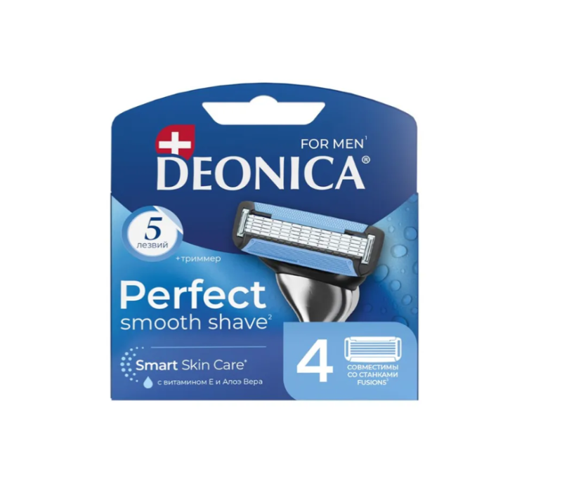 Кассеты сменные 2шт DEONICA 5 FOR MEN 5 лезвий