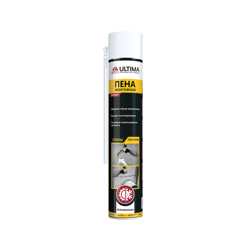Пена монтажная всесезонная ULTIMA 700ml
