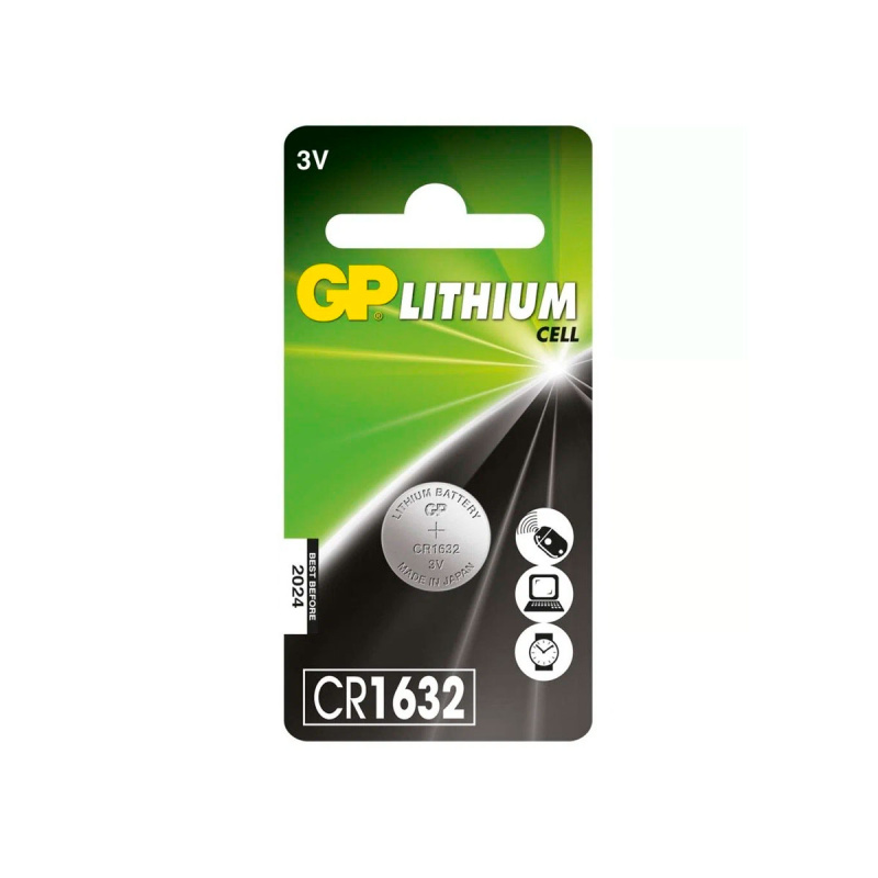Батарейка литиевая дисковая GP Lithium CR1632 1 шт блистер