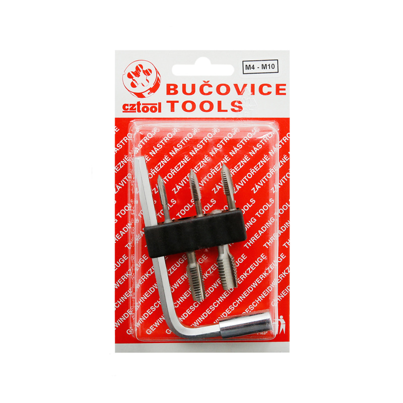 Набор метчиков+маг. держатель М 4 -10 блистер BUCO