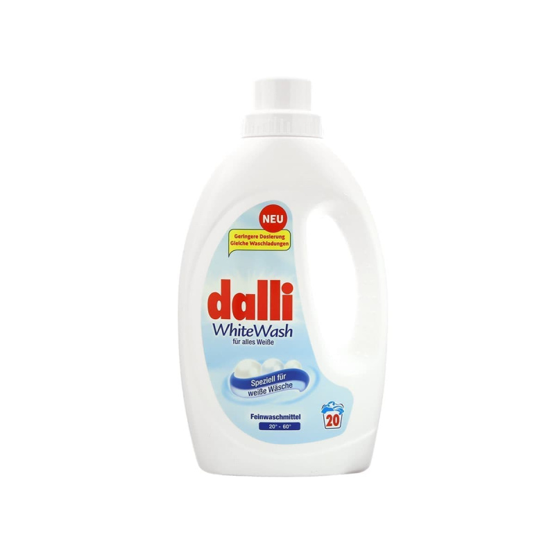 Средство жидкое DALLI WHITE WASH для стирки белых и светлых тканей 1,1л 20 стирок