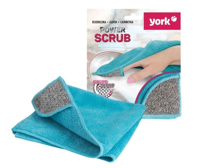 Салфетка из микрофибры ПауэрСкраб YORK (35х35 см)