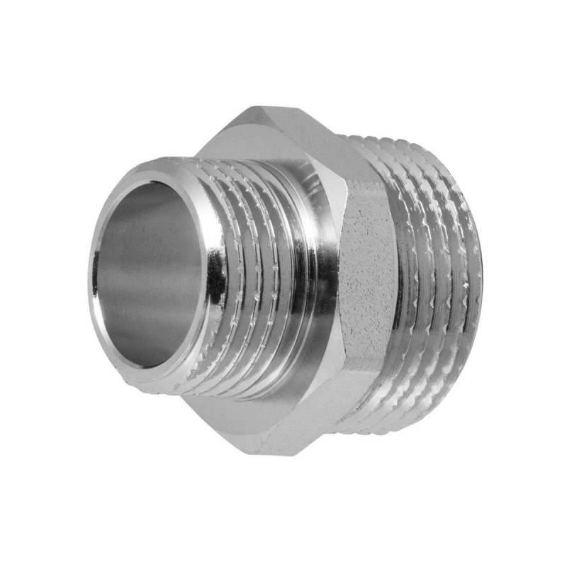 Ниппель - переходник (бочонок) 3/4" х 1/2" н/н MPF, MP-У