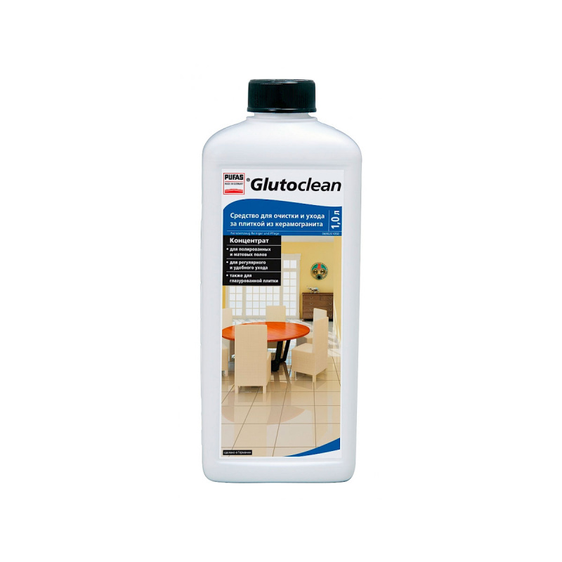 Средство для очистки и ухода за плиткой из керамогранита GLUTOCLEAN 1л