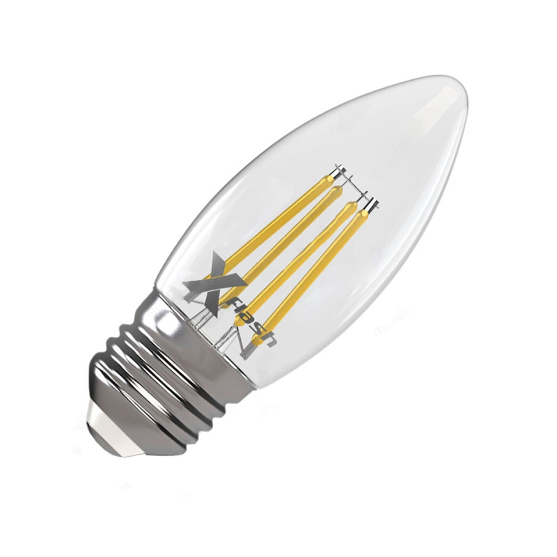 Лампа светодиодная X-flash LED XF-E27-FL-С35-4W-4000K-230V