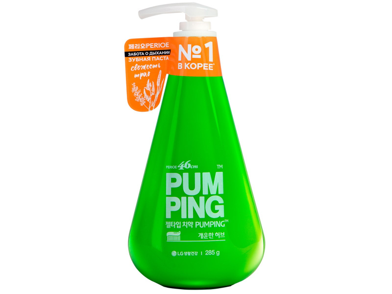 Паста зубная PERIOE PUMPING Breath Care освежающая 285гр