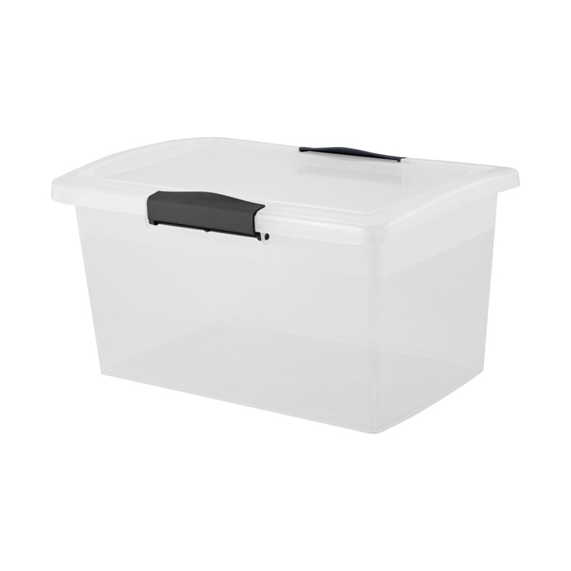 Ящик для хранения с защелками Keeplex  3,7л 255х170х135мм прозрачный
