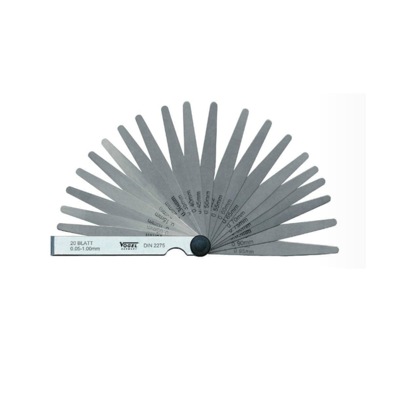 Щуп наборный 8 лезвий VOGEL SILVER-LINE  0,05 -0,5 мм 0,002-0,020 дюймов