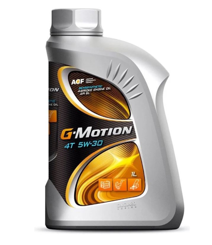Масло GAZPROMNEFT G-Motion API SL/CF 4-х тактное 5W-30 полу/синт всесезонное до -30С° 1л