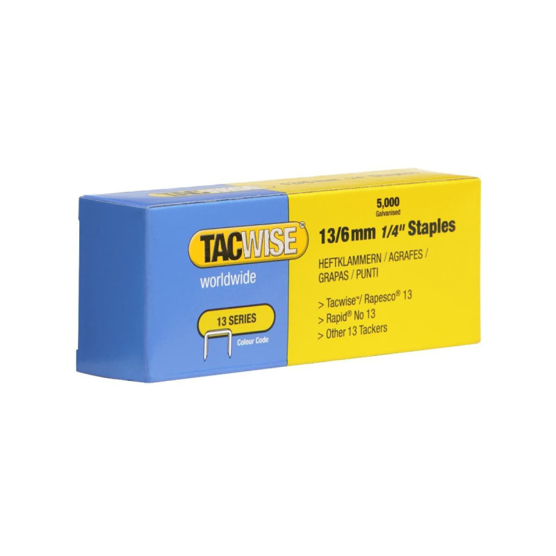 Скобы в картонном боксе 13 6mm 5000шт TACWISE