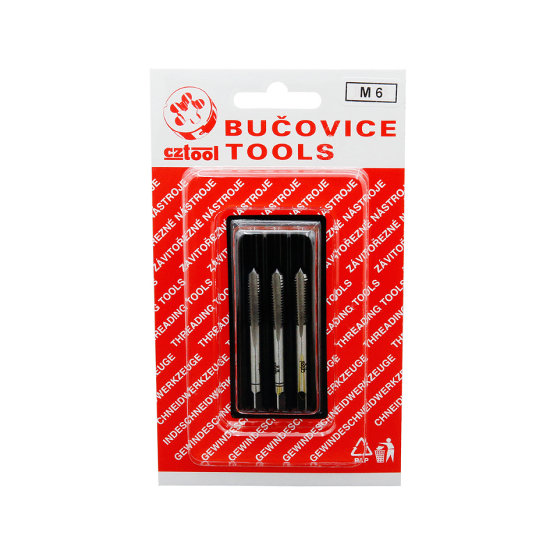 Метчик М 6 шаг 1,0мм (НАБОР) BUCOVICE