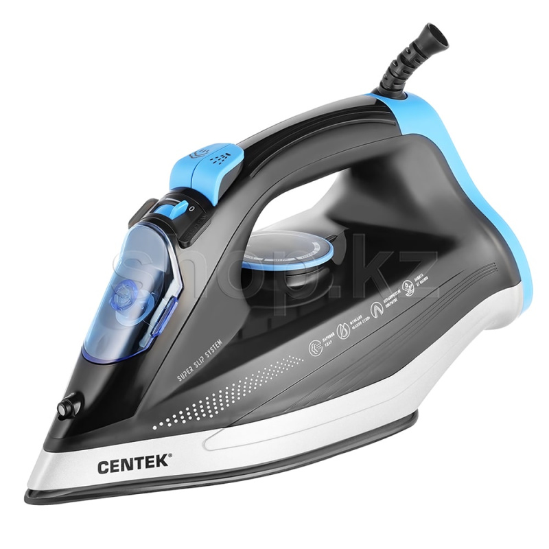 Утюг CENTEK BLACK 2600Вт 320мл керамическая подошва