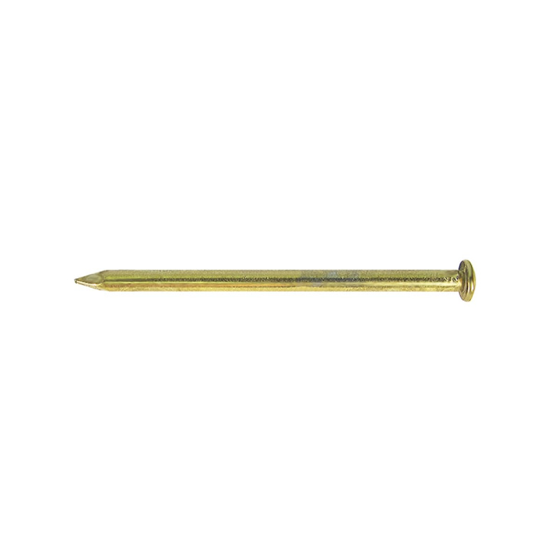 Гвоздь латунир. 2,2х40 с кругл. гол. Dransfeld № 22/40R (БЛИСТЕР-50 шт.) Я-23