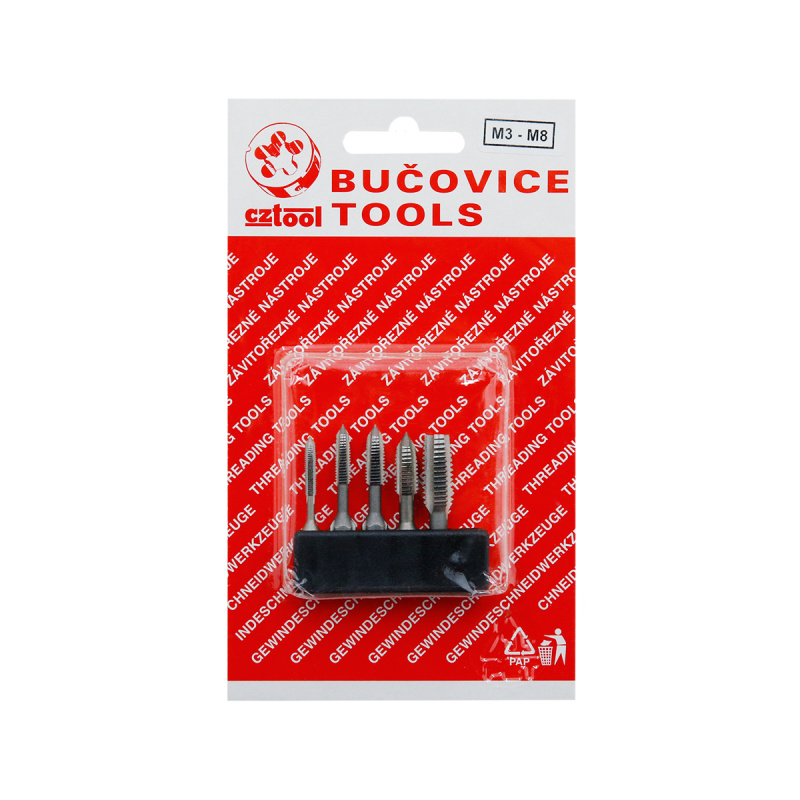 Набор метчиков М 3 - 8 блистер BUCOVICE
