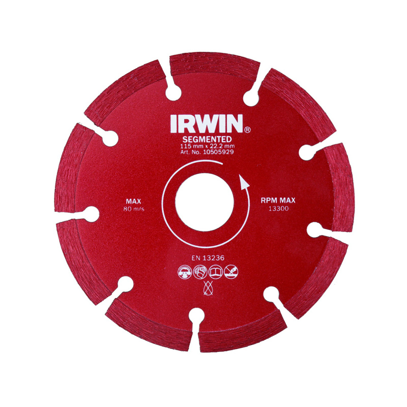 Диск алмазный сегментированный IRWIN LASER (сухая резка)