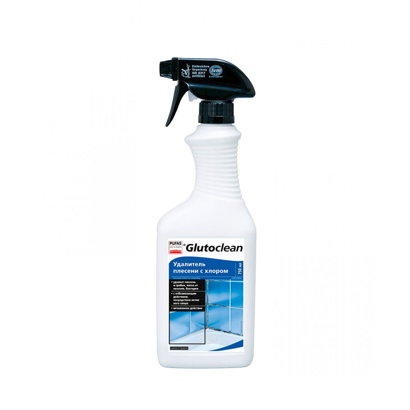 Удалитель плесени GLUTOCLEAN с хлором 750мл