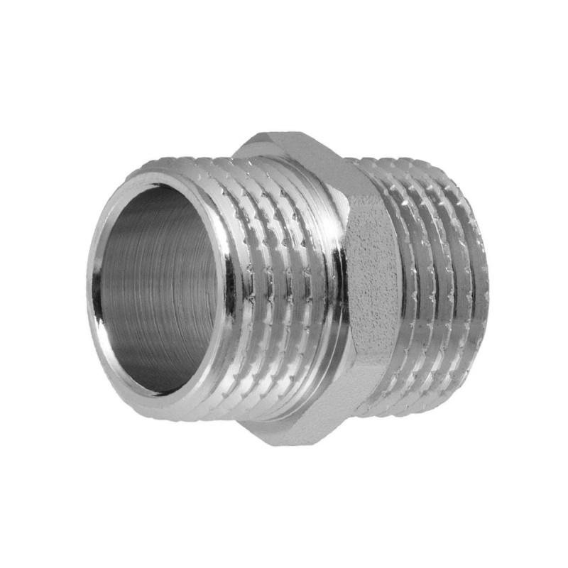 Ниппель (бочонок) 1/2" н/н MPF, MP-У