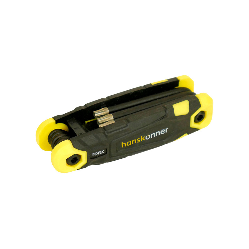 Набор ключей TORX 8шт HANSKONNER складные в кейсе T9-T40 сталь S2