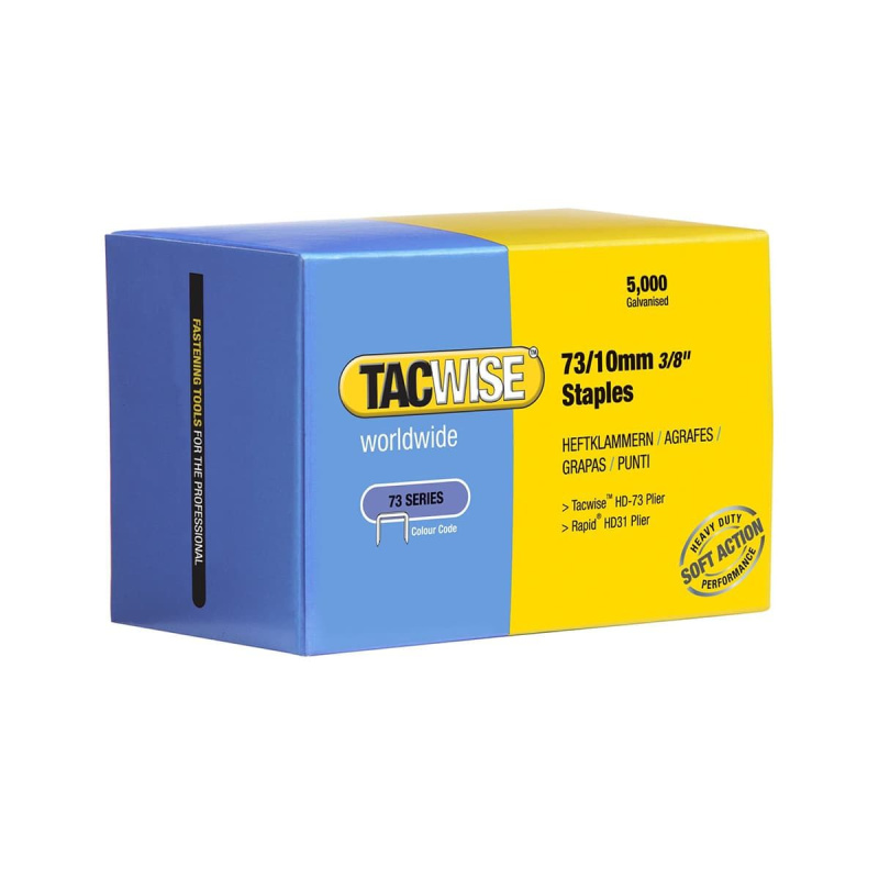 Скобы в картонном боксе  73 10mm 5000шт TACWISE