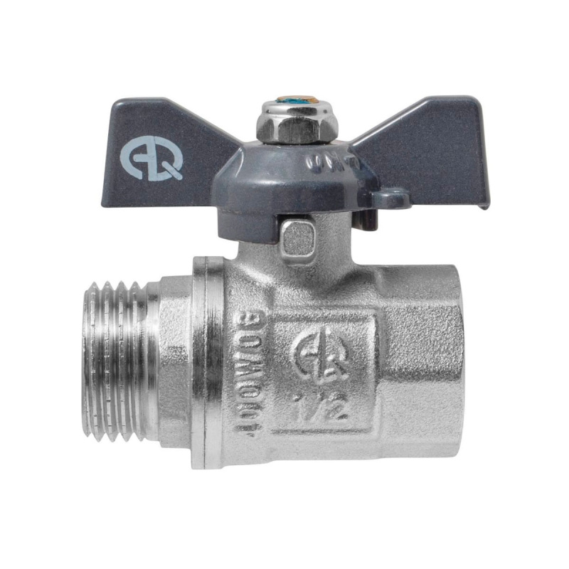 Кран шаровый 1/2" в/н бант, MP-У