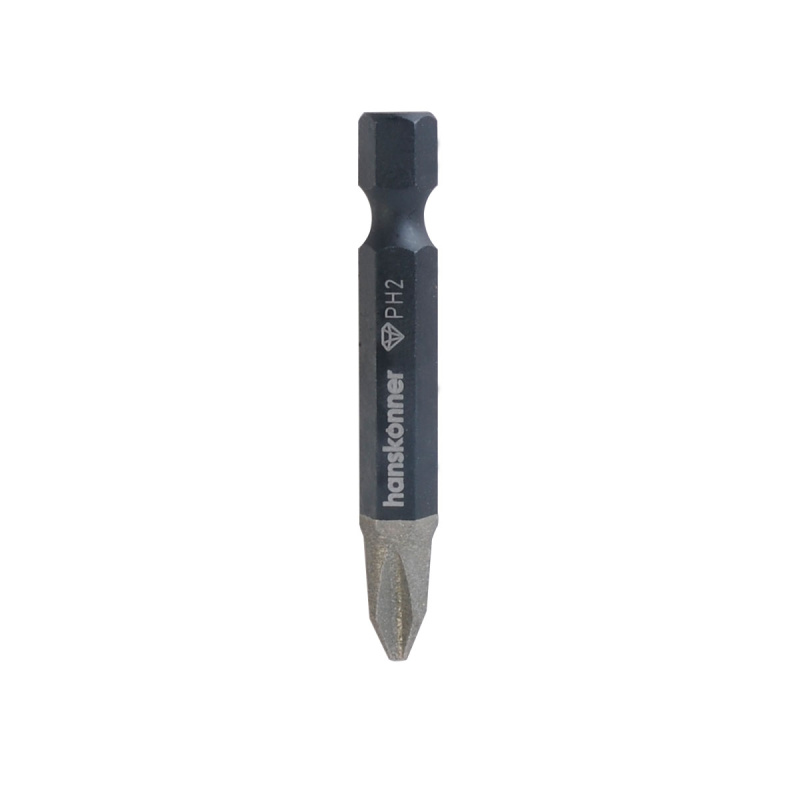 Бита 2шт HANSKONNER Diamond PH2x50мм сталь S2