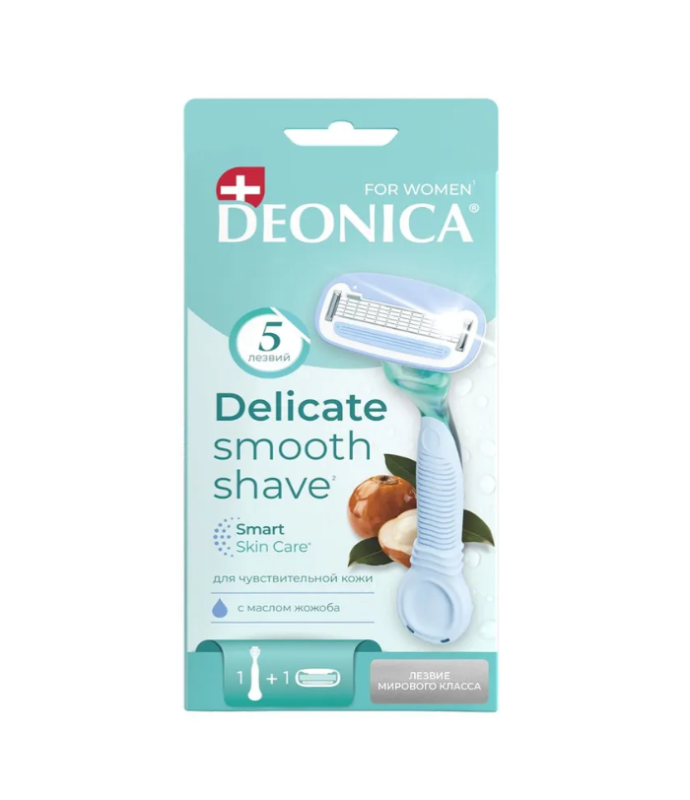 Станок бритвенный DEONICA 5 FOR WOMEN со сменной кассетой 5 лезвий