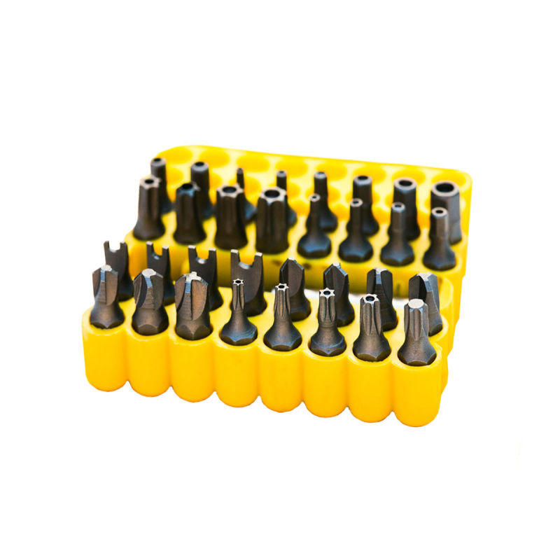 Набор бит сменных односторонних NIKONA 33 предметов 25мм с держателем