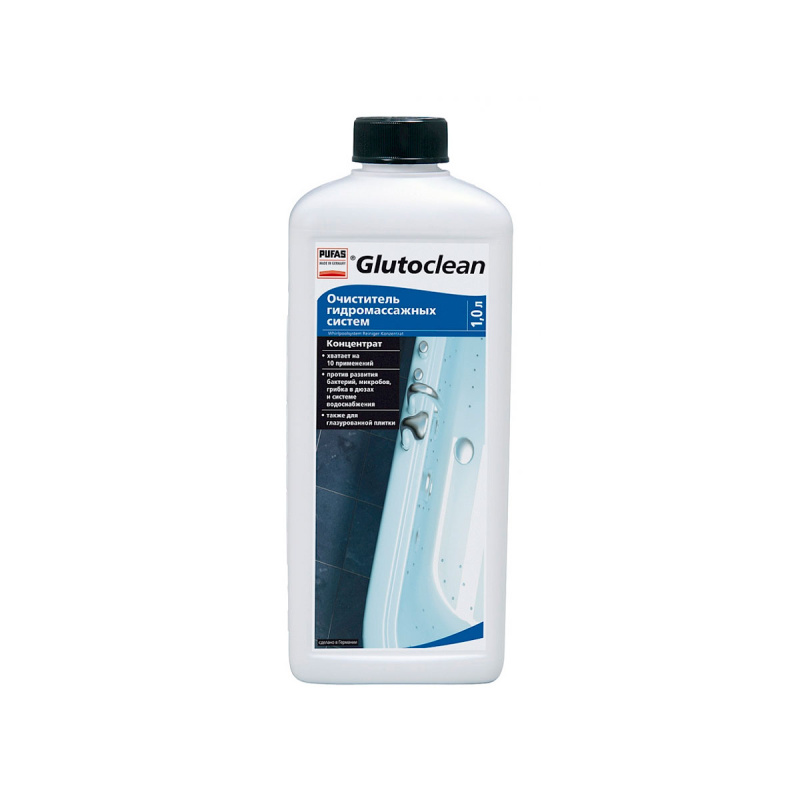 Очиститель гидромассажных систем GLUTOCLEAN 1л