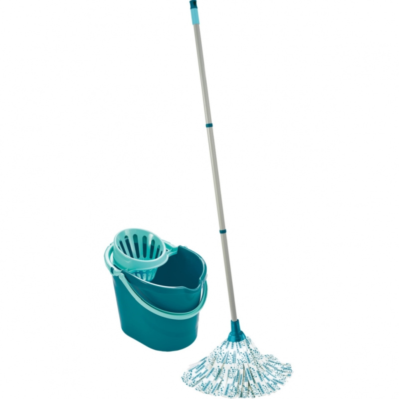 Набор для уборки LEIFHEIT CLASSIC MOP 12л швабра-моп + ведро с решеткой для отжима