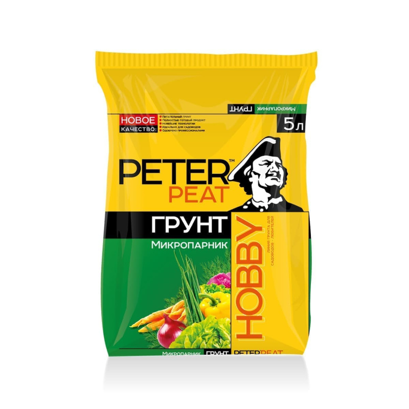 Грунт PETER PEAT Микропарник линия Хобби 5 л