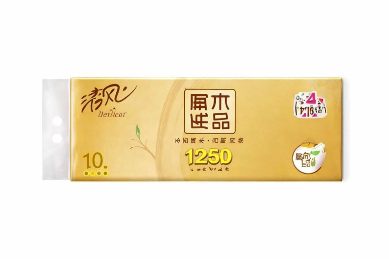 Бумага туалетная GOLD Breeze премиальная особомягкая 10 рул 4 слоя 18м