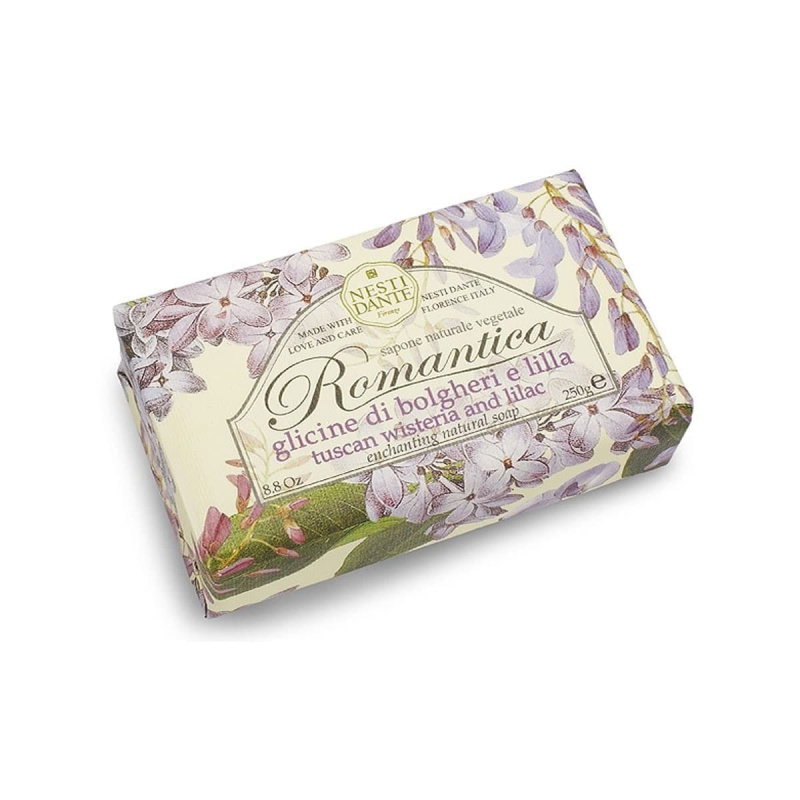 Мыло NESTI DANTE ROMANTICA Тосканская глициния и сирень 250гр.